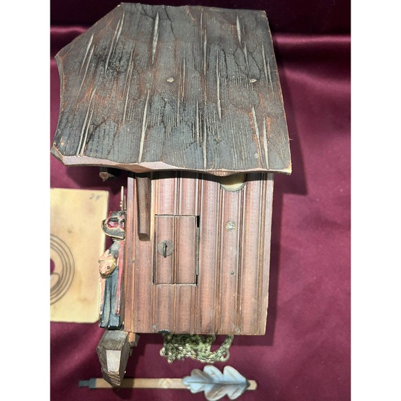 Vintage Hubert Herr Black Forest Cuckoo Clock -Germany - Picture 9 of 10